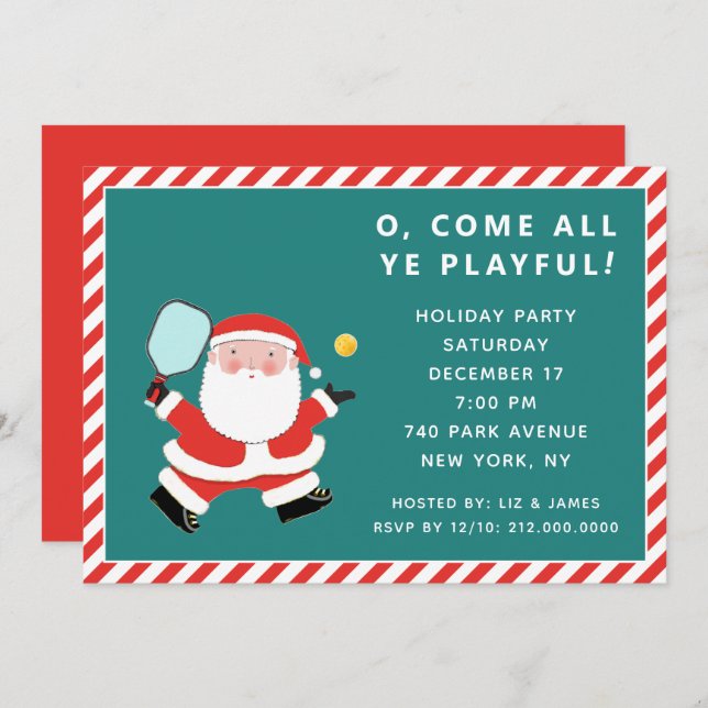 Christmas Holiday Open House Invitations (Front/Back)