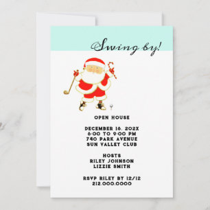 Christmas Holiday Open House Invitations