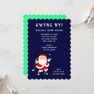 Christmas Holiday Open House Invitations