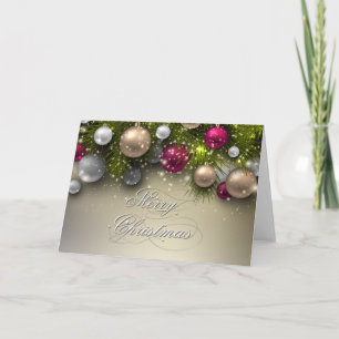 Christmas Holiday Ornaments - Multi Card