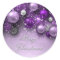 Christmas Holiday Ornaments - Purples