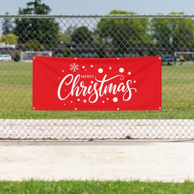 Christmas Holiday Outdoor Banner  (Insitu)