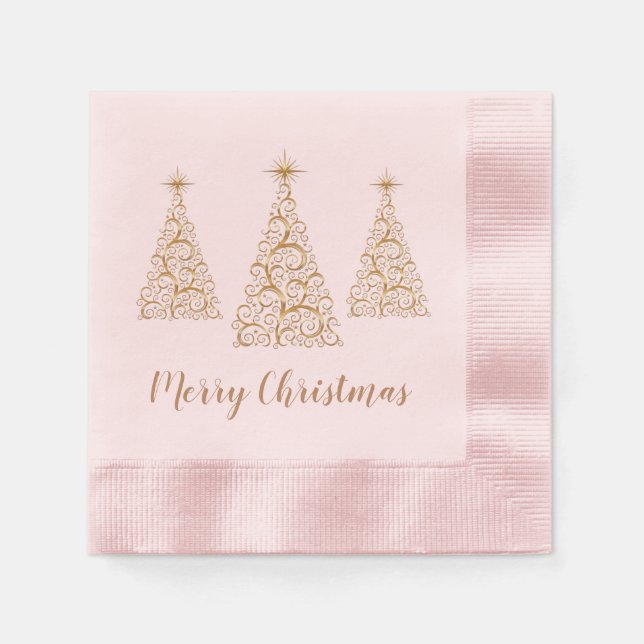Christmas Holiday Paper Napkins (Front)