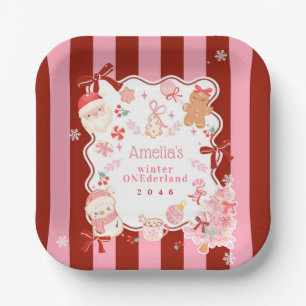 Christmas Holiday Paper Plate for Any Events