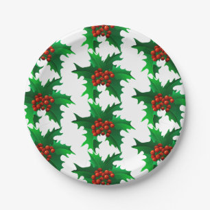 Christmas Holiday Paper Plates