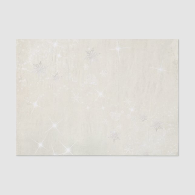 Christmas Holiday Paper Tissue Snowflakes (Front)