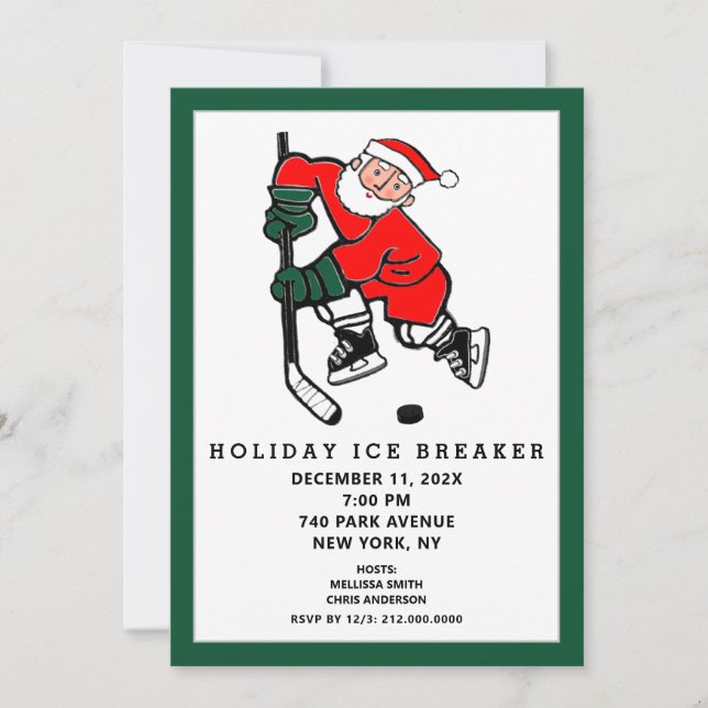 Christmas Holiday Party Invitation (Front)