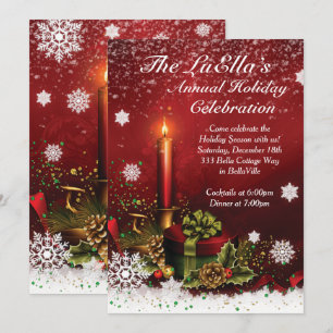 Christmas Holiday Party Invitation