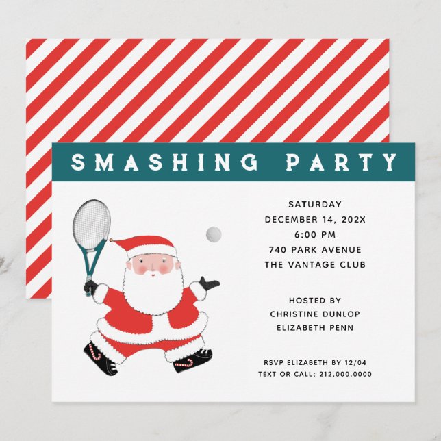 Christmas Holiday Party  Invitation (Front/Back)
