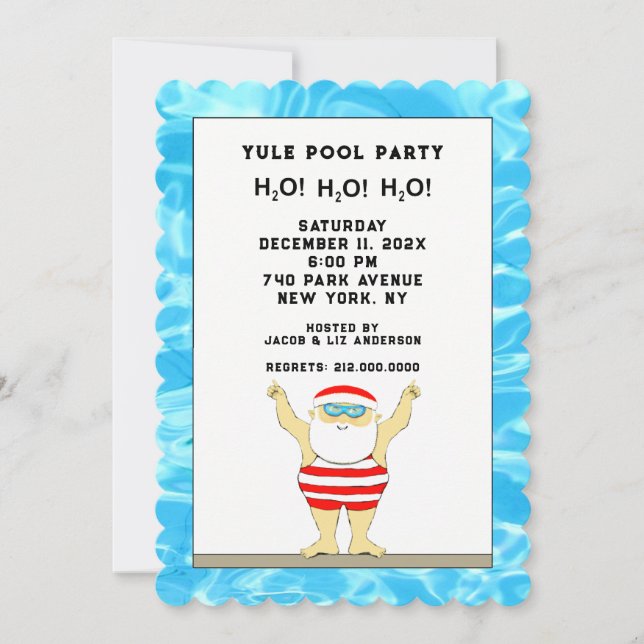 Christmas Holiday Party Invitation (Front)