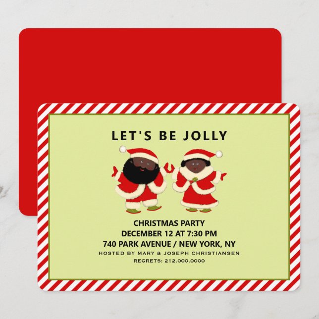 Christmas Holiday Party Invitation (Front/Back)