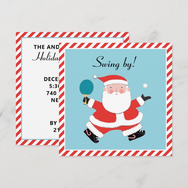 Christmas Holiday Party Invitations (Front/Back)