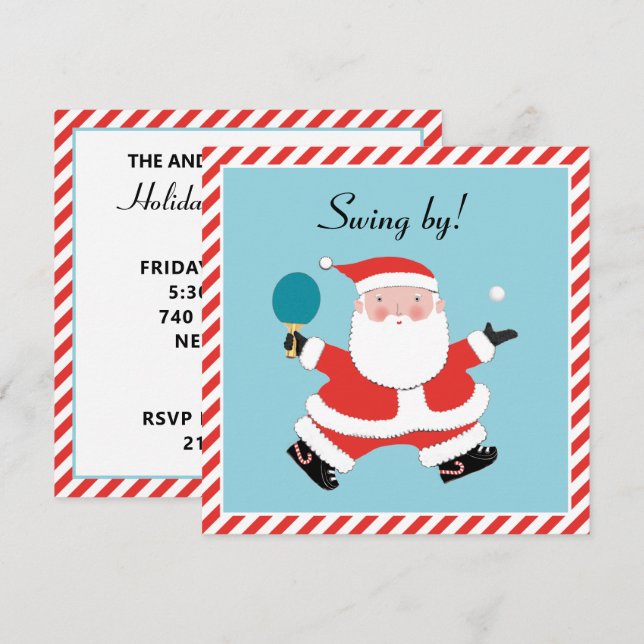 Christmas Holiday Party Invitations (Front/Back)