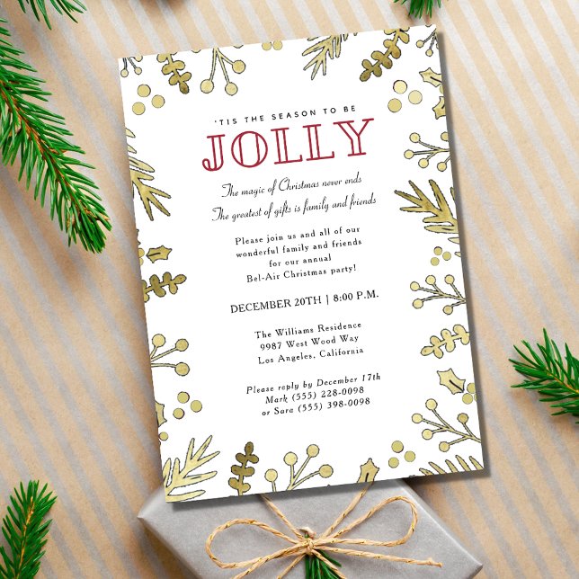 Christmas Holiday Party Invite (Christmas Holiday Party Invite)