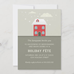 Christmas Holiday Party Invite Card