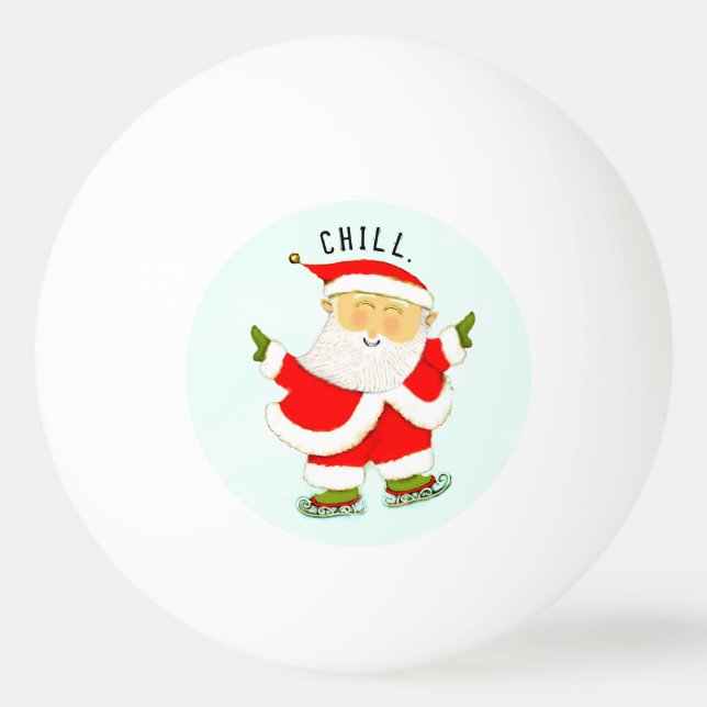 Christmas Holiday Party Ping Pong Ball (Front)
