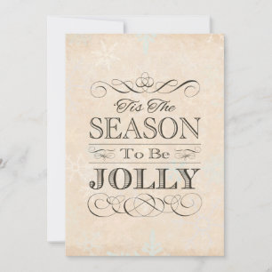 Christmas Holiday Party Tis the Season to be Jolly Invitation