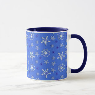 christmas holiday pattern. mug