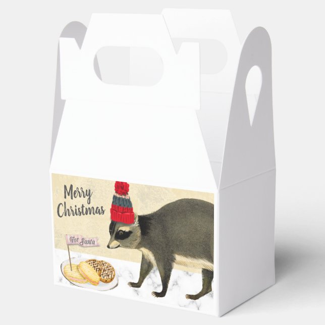 Christmas holiday personalised cookie treat box (Opened)