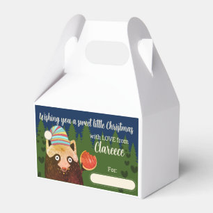 Christmas holiday personalised cookie treat box