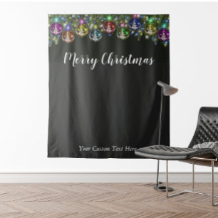 Christmas Holiday Photo Backdrop Party Tapestry