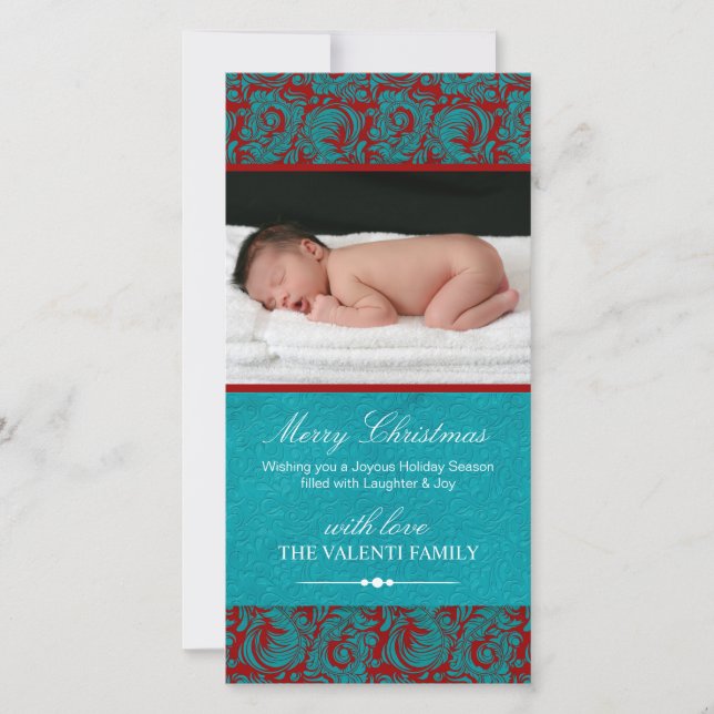 Christmas Holiday Photo Card (Front)