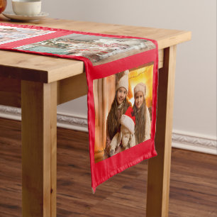 Christmas Holiday Photo Home Decor Keepsake Medium Medium Table Runner