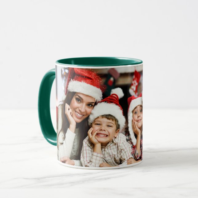 Christmas Holiday Photo Mug (Front Left)