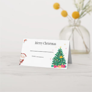 Christmas Holiday Place Card