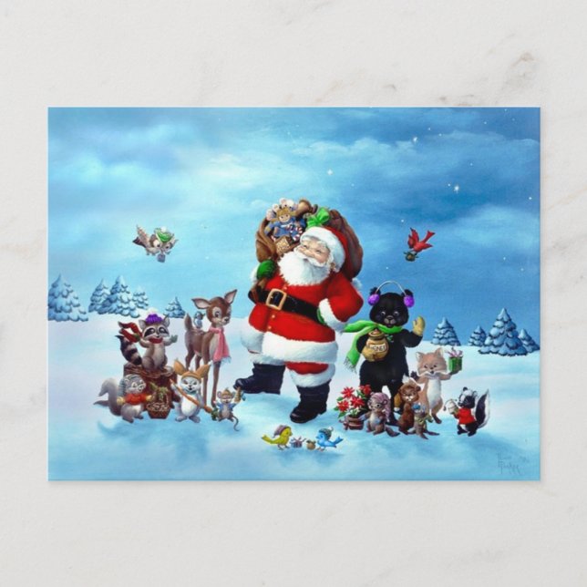 Christmas Holiday Postcard (Front)