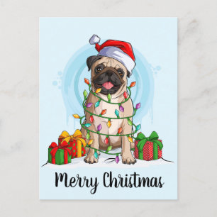 Christmas holiday postcard