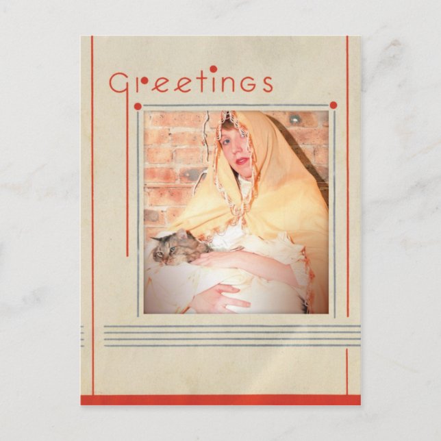 christmas holiday postcard (Front)