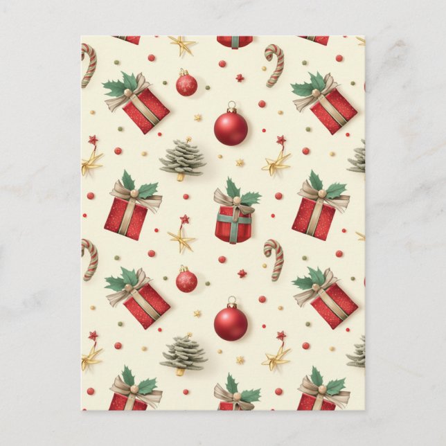 Christmas Holiday Postcard (Front)