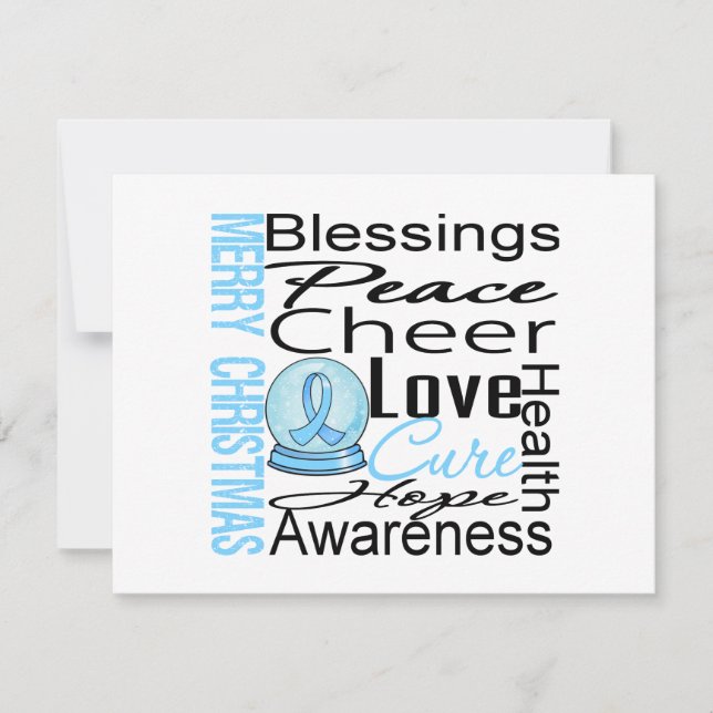 Christmas Holiday Prostate Cancer Collage (Front)