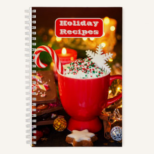Christmas Holiday Recipe  Notebook