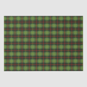 Christmas Holiday Red and Green Plaid Tissue Paper