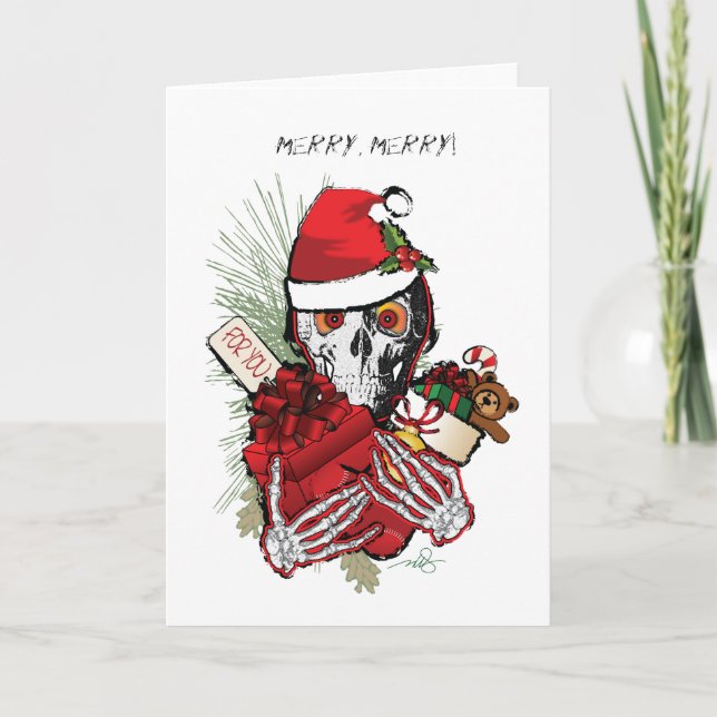 Christmas Holiday Skull (Front)