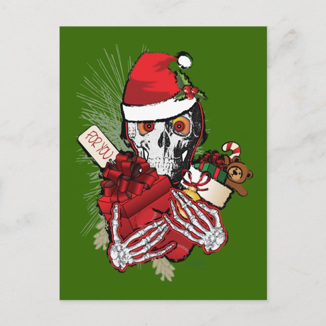 Christmas Holiday Skull (Front)