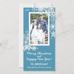 Christmas Holiday Snowflake Card
