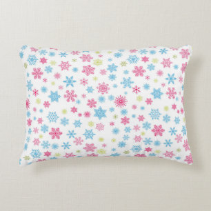 Christmas Holiday Snowflake Pattern Decorative Cushion