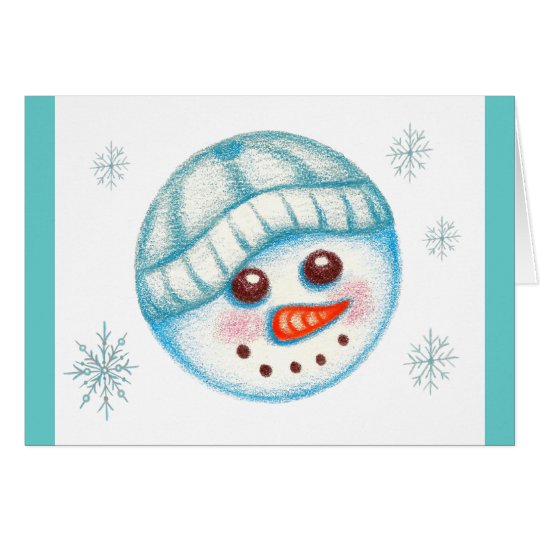 Christmas Holiday Snowman Card