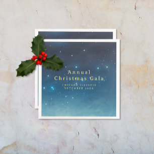 Christmas Holiday Stars Paper Napkin