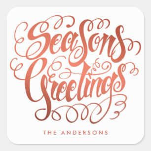 CHRISTMAS   HOLIDAY STICKER