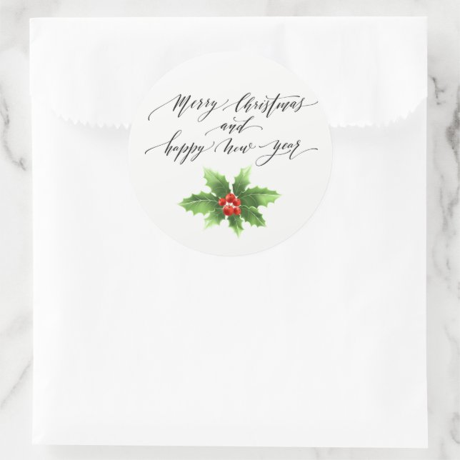 Christmas Holiday Stickers (Bag)