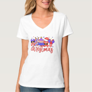 Christmas Holiday Sublimation Design T-Shirt