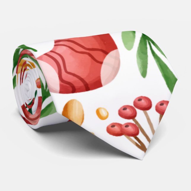 Christmas Holiday Tie (Rolled)