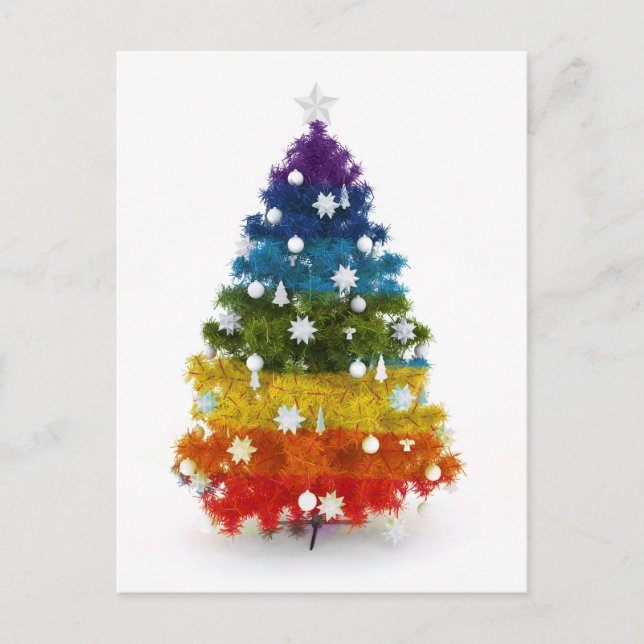 christmas holiday tree colours happy joy (Front)