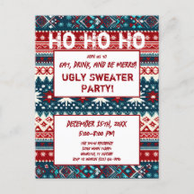 Christmas Holiday Ugly Sweater Party