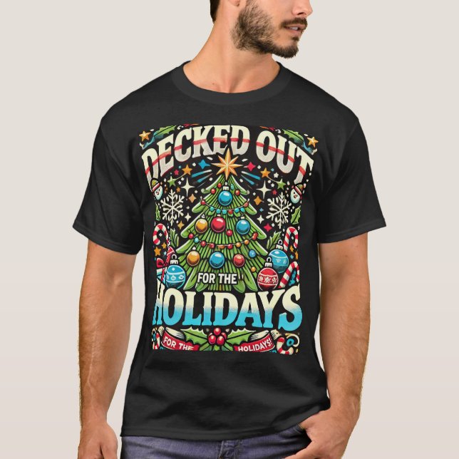 christmas holiday vibe T-Shirt (Front)