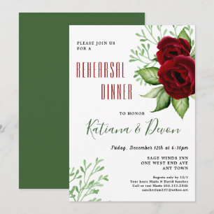 Christmas Holiday Wedding Bridal Shower Invitation